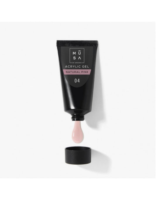 Musa Acrylic Gel Natural Pink AC04 35 ML - Tube