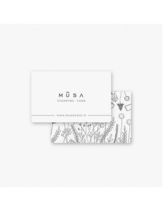 Stamping card Musa