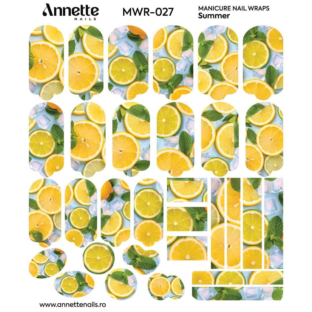 ANNETTE NAILS Wraps Manicure Summer MWR-027