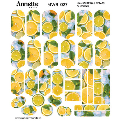 ANNETTE NAILS Wraps Manicure Summer MWR-027