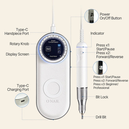 ONAIL Nail Drill Pro Max e-file