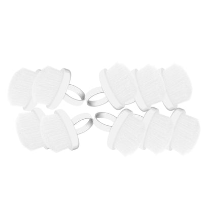 STALEKS Finger Ring Manicure Brush For Dust Removal EXPERT 03 Mini (10 Pcs) DBE-03-10