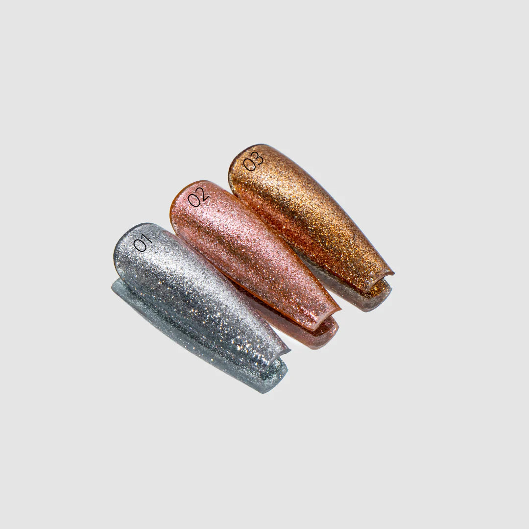 ANNETTE NAILS Paint Gel Metallic Champagne 02 wipe GPM-02, 5ml