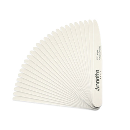 Annette 50pcs Set Nail Wooden File White