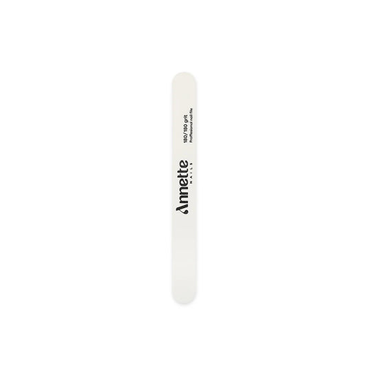 Annette Nail Wooden File White