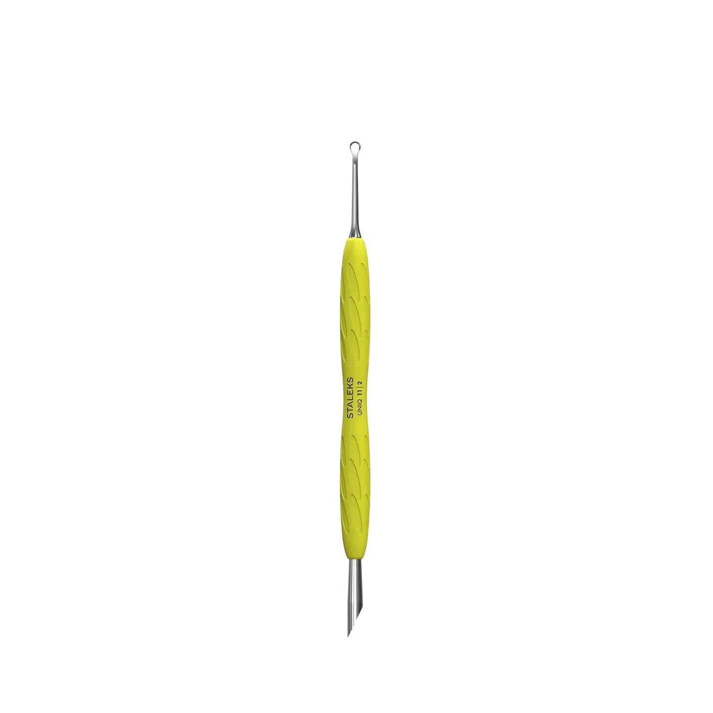 Staleks Manicure pusher Uniq 11 Type 2 Yellow (slanted pusher + ring) PQ-11/2Y