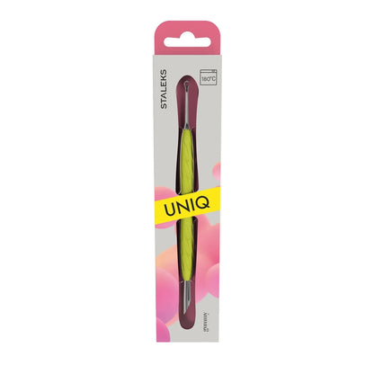 Staleks Manicure pusher Uniq 11 Type 2 Yellow (slanted pusher + ring) PQ-11/2Y