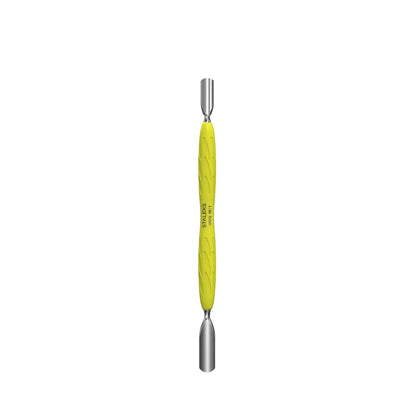 Staleks Manicure pusher Uniq 10 Type 1 Yellow (wide rounded+narrow rounded pusher) PQ-10/1Y