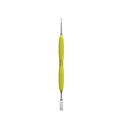 Staleks Manicure pusher Uniq 11 Type 1 Yellow (flat straight pusher + ring) PQ-11/1Y