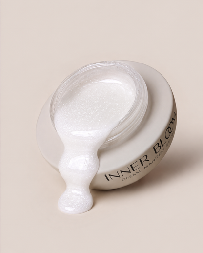 Self-Leveling Gel Shimmer Milky Silver Flakes