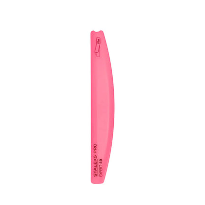 STALEKS Standard slanted plastic nail file, crescent base Expert 40 (162mm) (SPBE-40)
