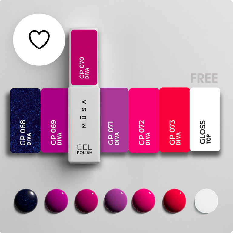 Musa Diva Gel Polish Collection