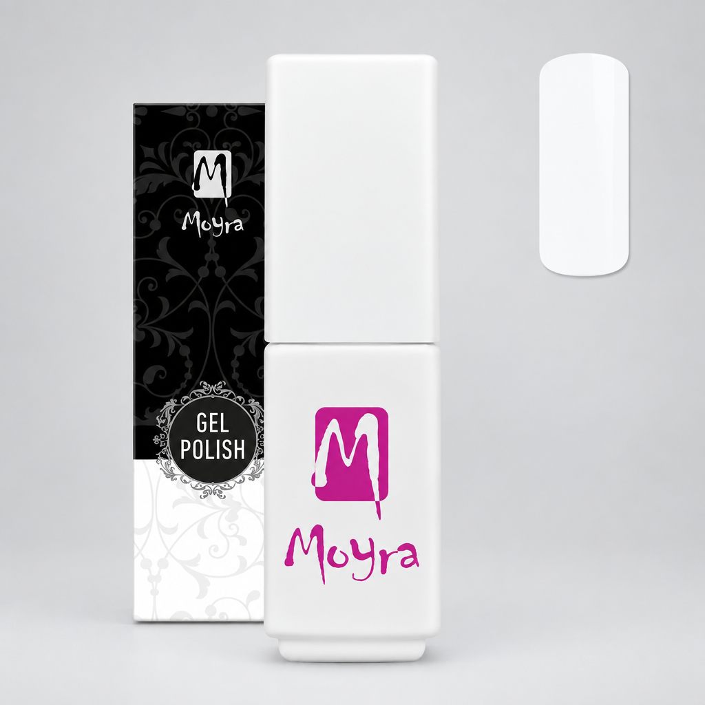 Moyra gel polish 01 white