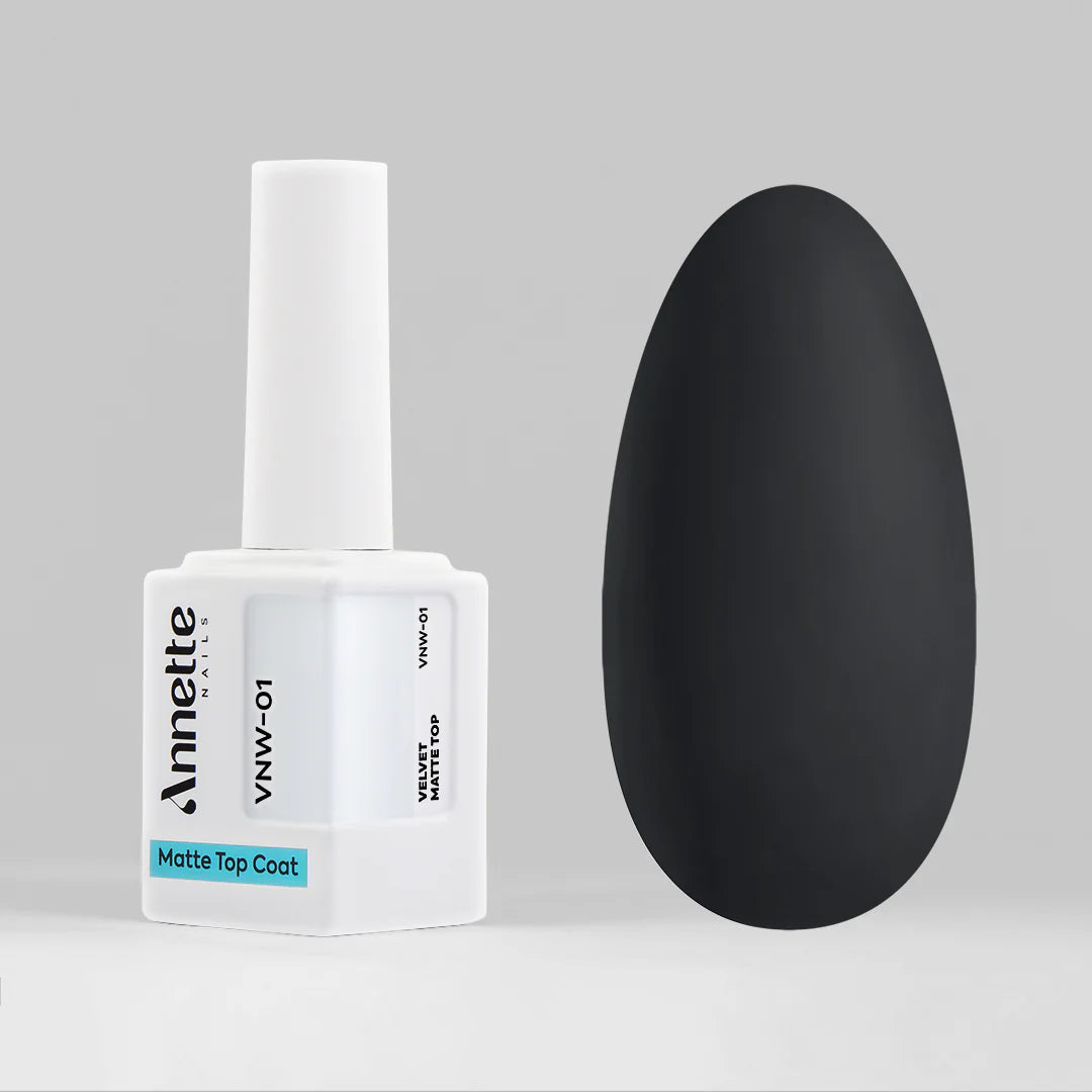 Annette Top Coat Velvet matte no wipe VNW-01, 12ml