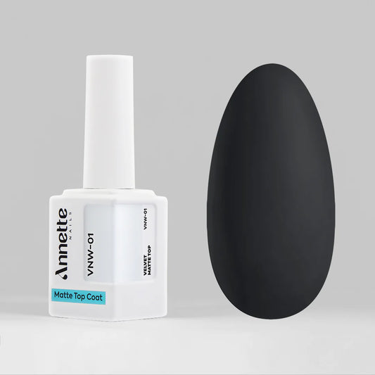 Annette Top Coat Velvet matte no wipe VNW-01, 12ml