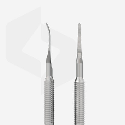 Staleks Pedicure toenail file EXPERT 60 TYPE 3 (straight nail file and file with a bent end) PE-60/3