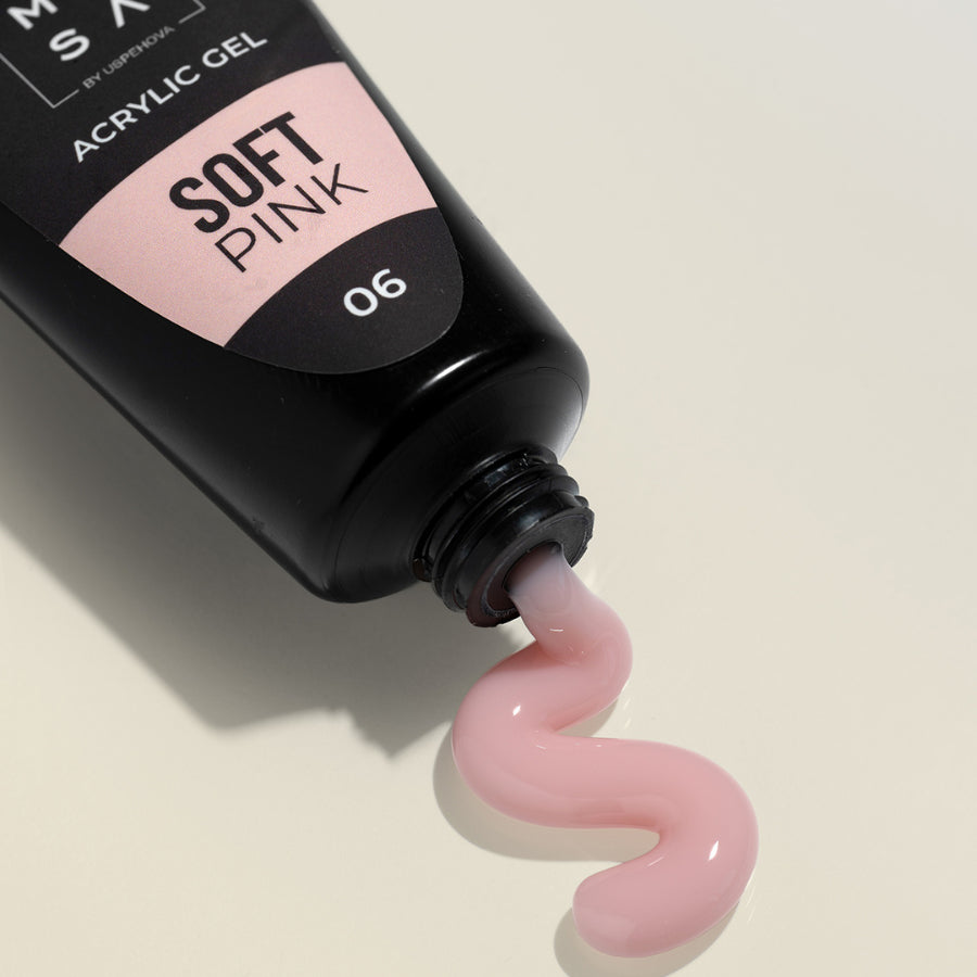 Musa Acrylic Gel Soft Pink AC06 35 ML - Tube