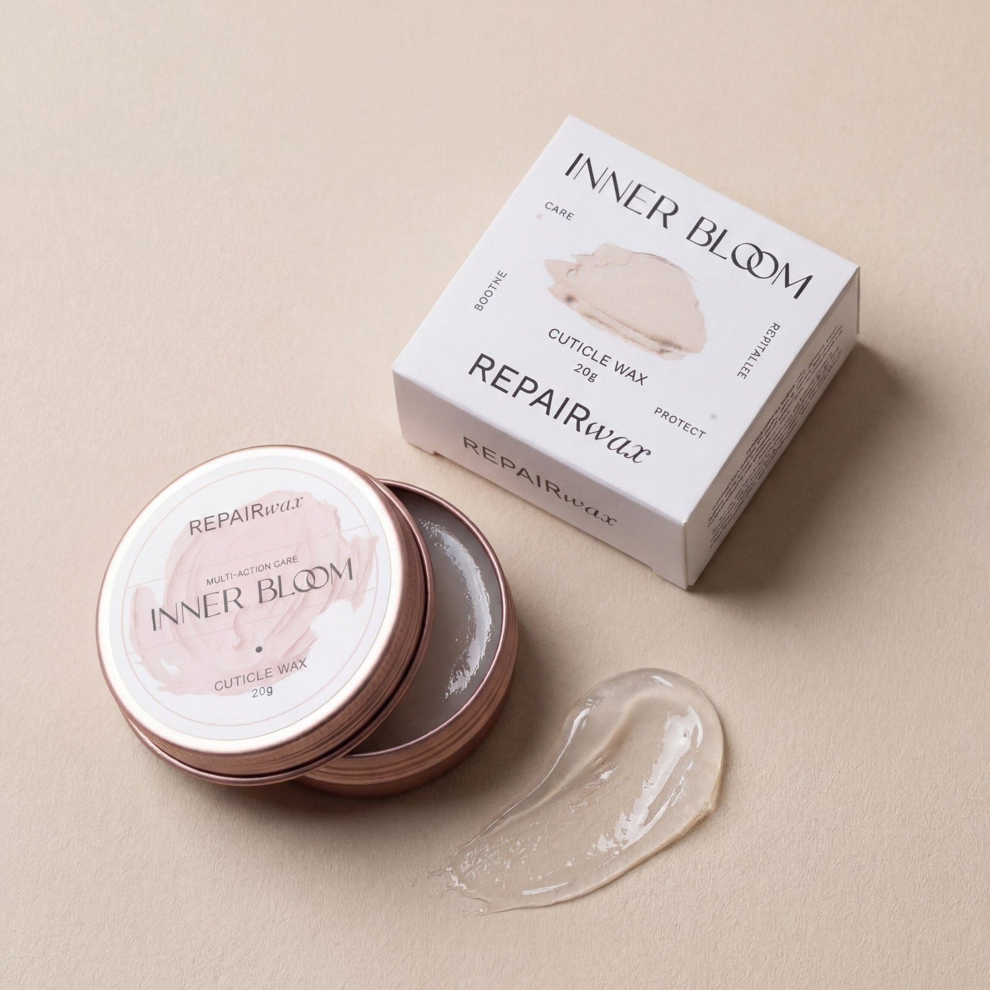 Ceara pentru cuticule RepairWax InnerBloom 20g