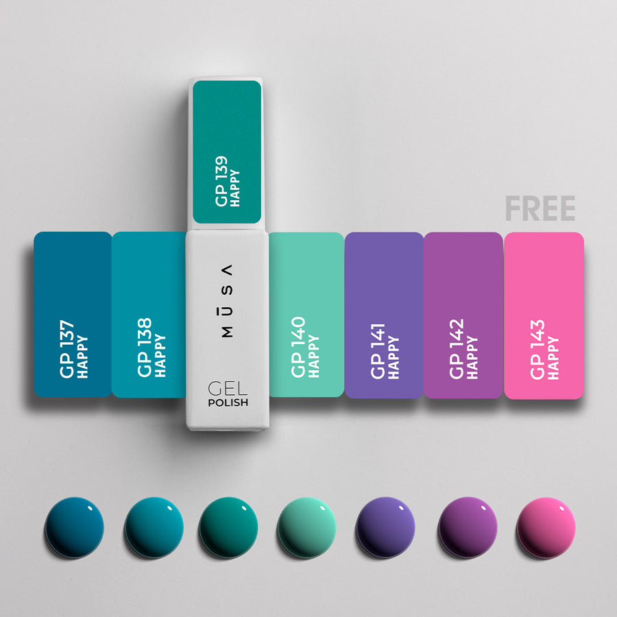 Musa Happy Gel Polish Collection