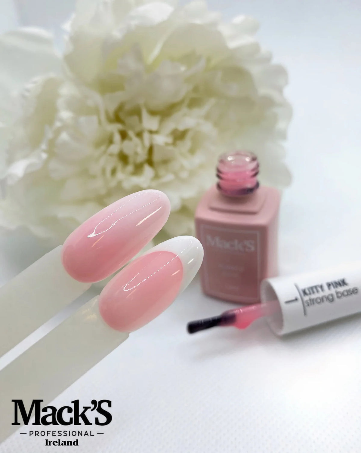 Macks Rubber Base Cover Kitty Pink 1