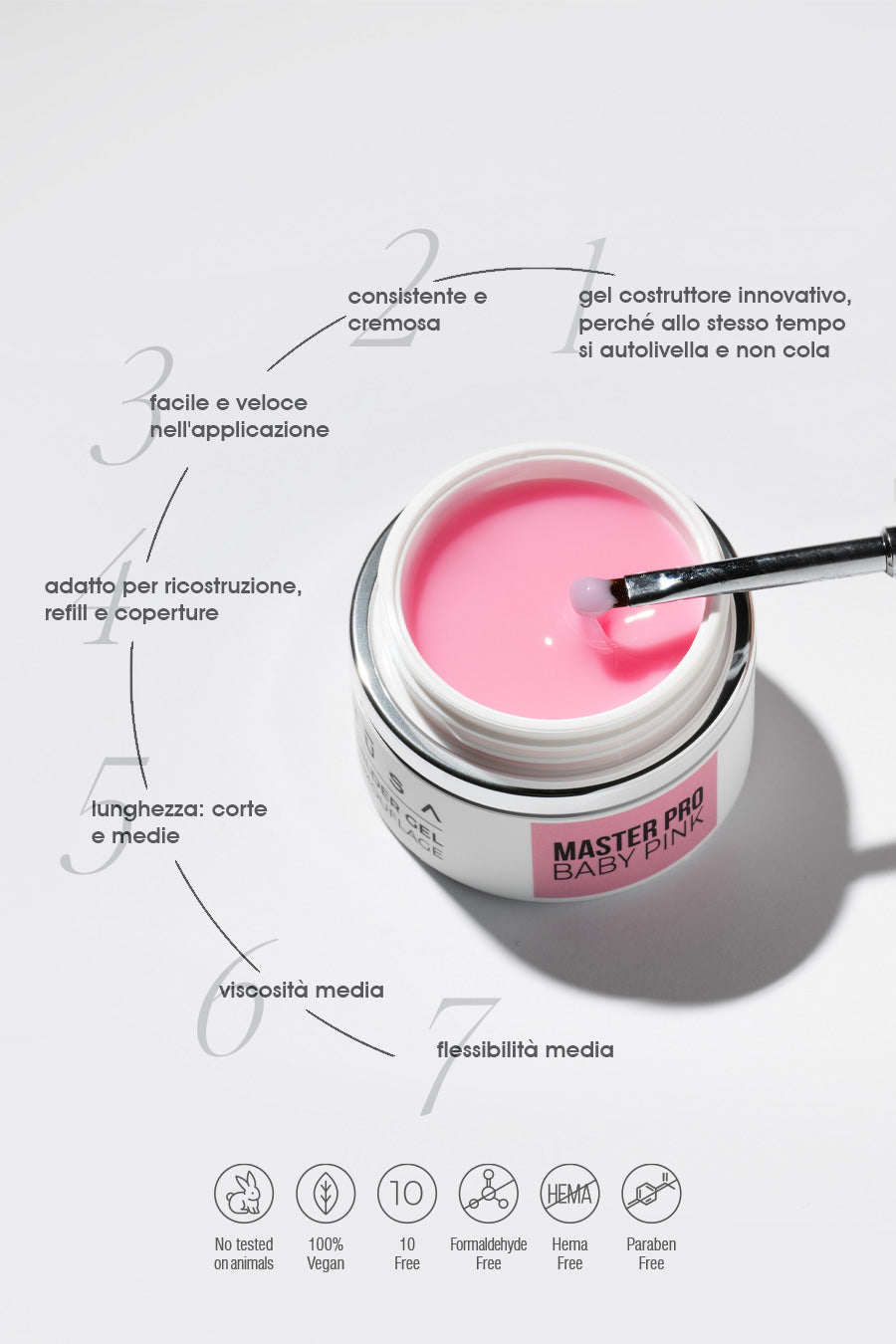 Musa Master Pro Baby Pink 50ml
