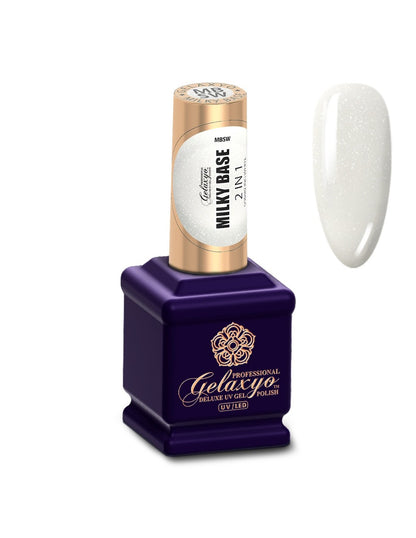 MILKY BASE SPARKLING WHITE GELAXYO 2IN1 15ML