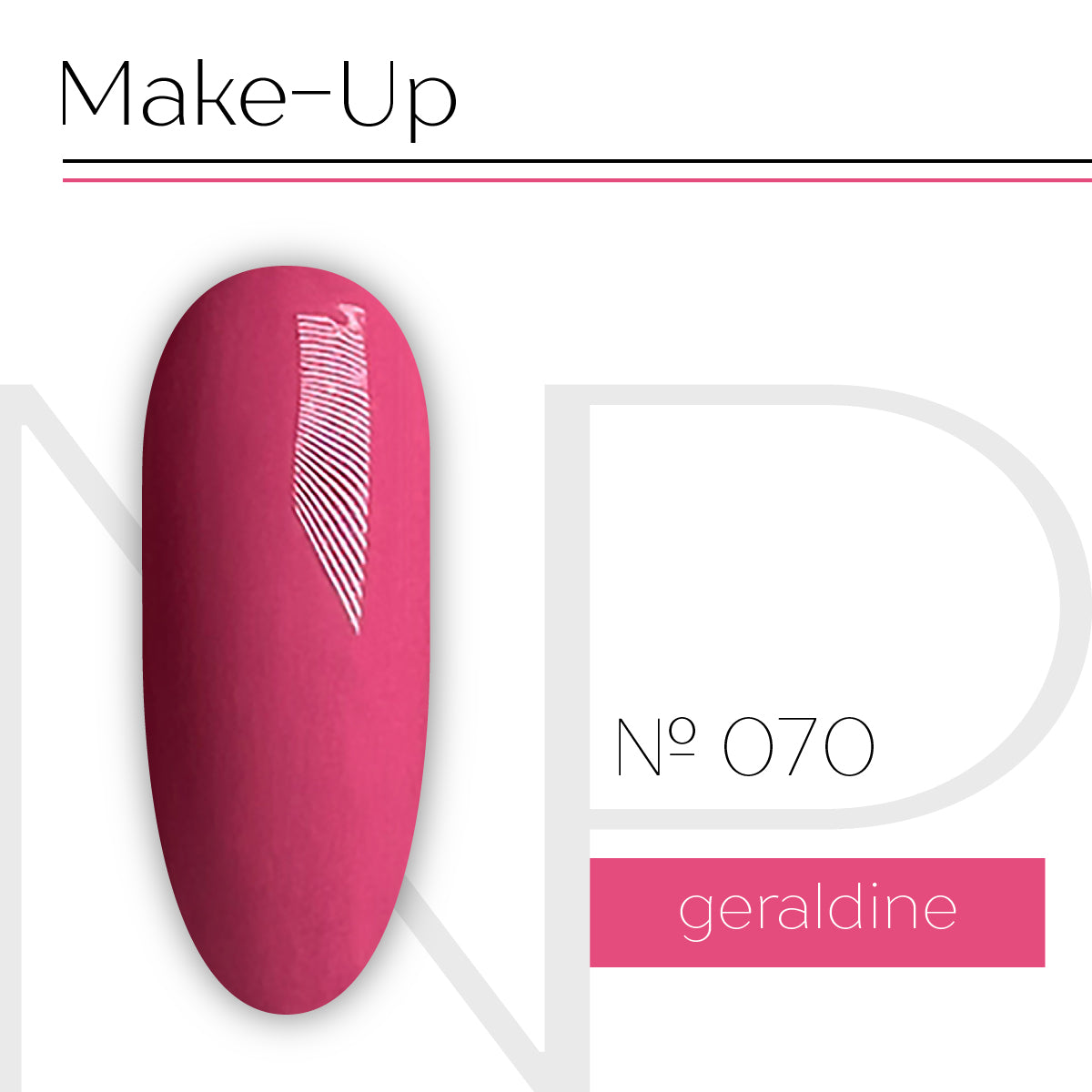 Nartist Gel Polish 070 Geraldine