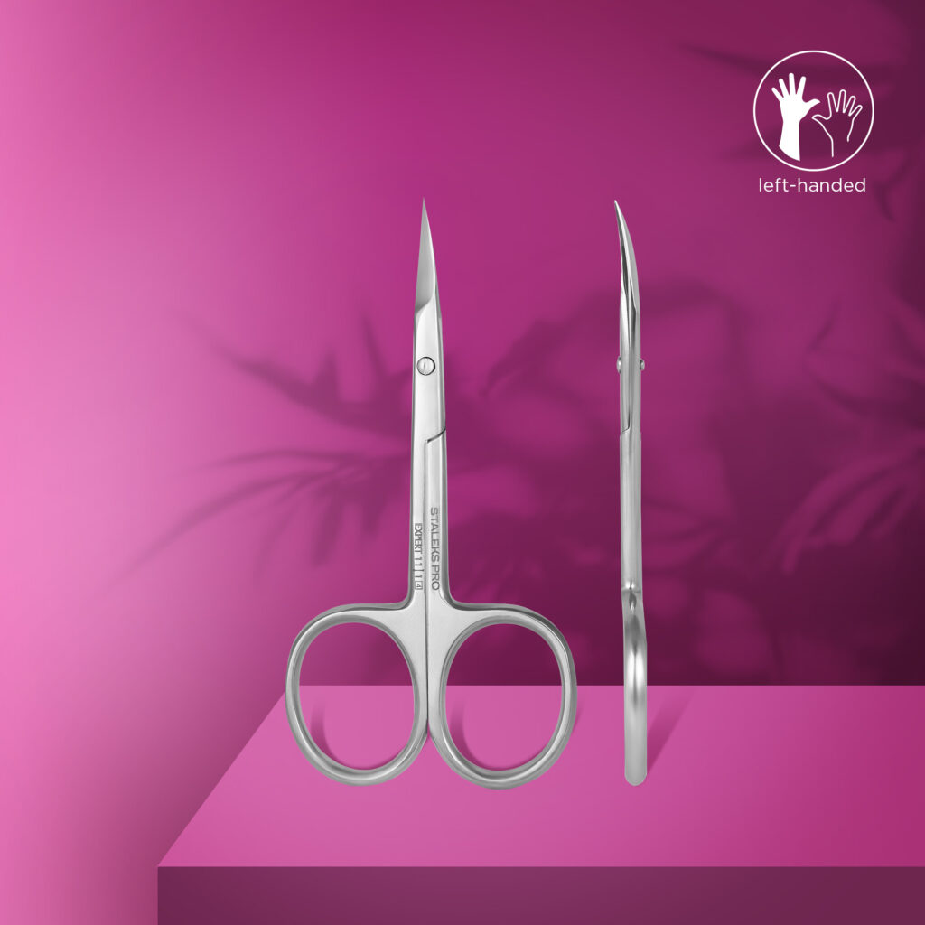 STALEKS Professional cuticle scissors for left-handed users EXPERT 11 TYPE 1 SE-11/1