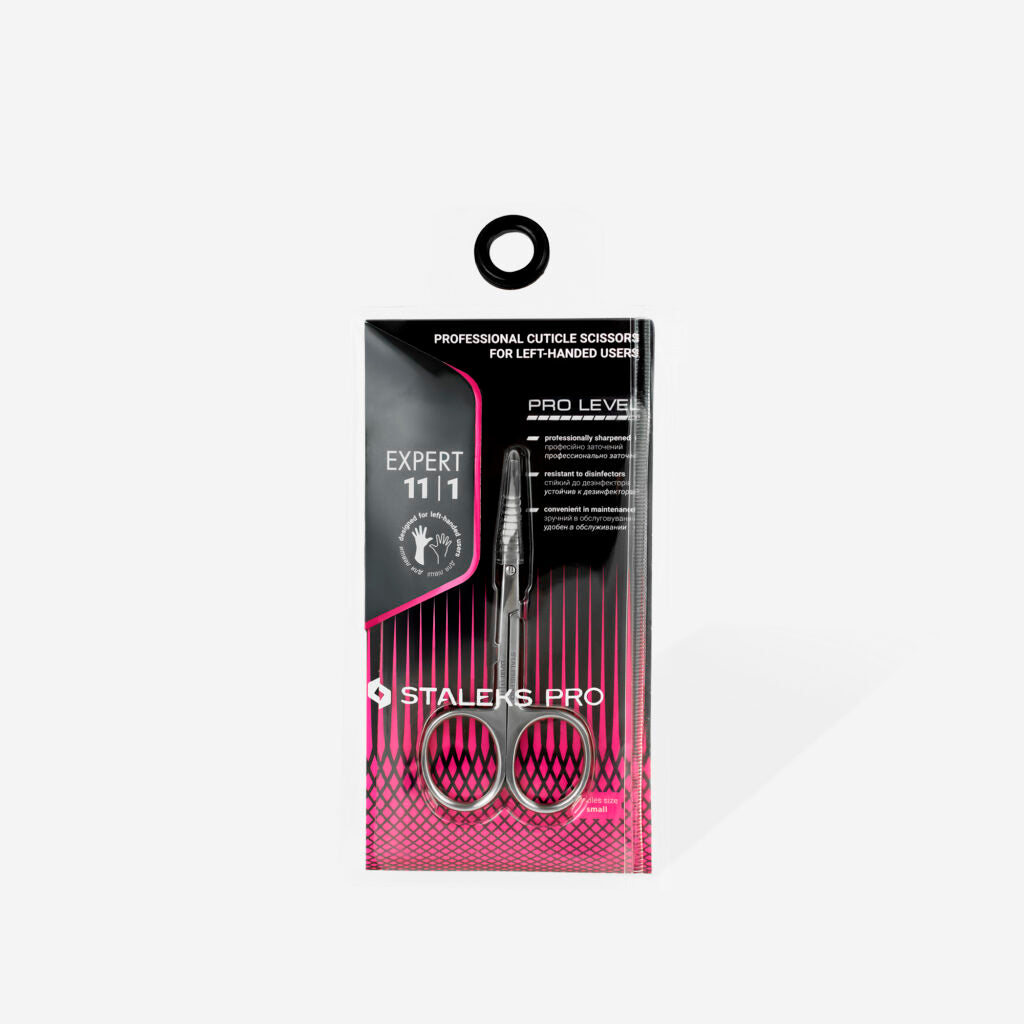 STALEKS Professional cuticle scissors for left-handed users EXPERT 11 TYPE 1 SE-11/1