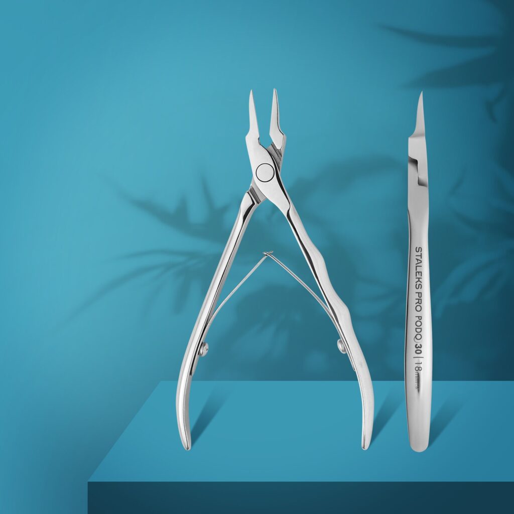 STALEKS Podology nippers for ingrown toenails PODO 30 18 mm NP-30-18