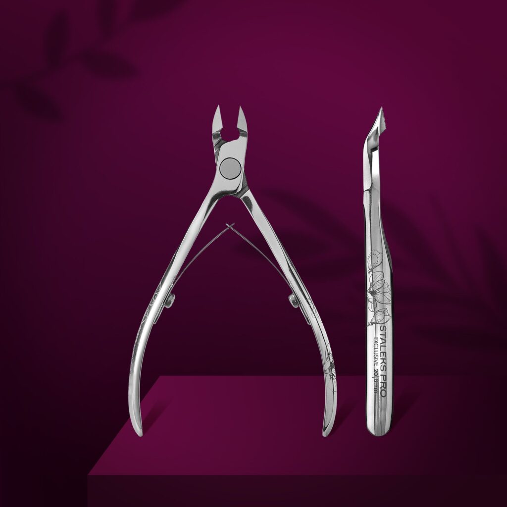 STALEKS Professional cuticle nippers EXCLUSIVE 20 8 mm (magnolia) NX-20-8m
