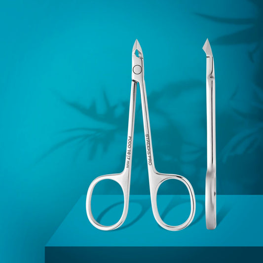 Staleks Podology scissors style nippers for cuticle and callus PODO 10 7 mm NP-10-7