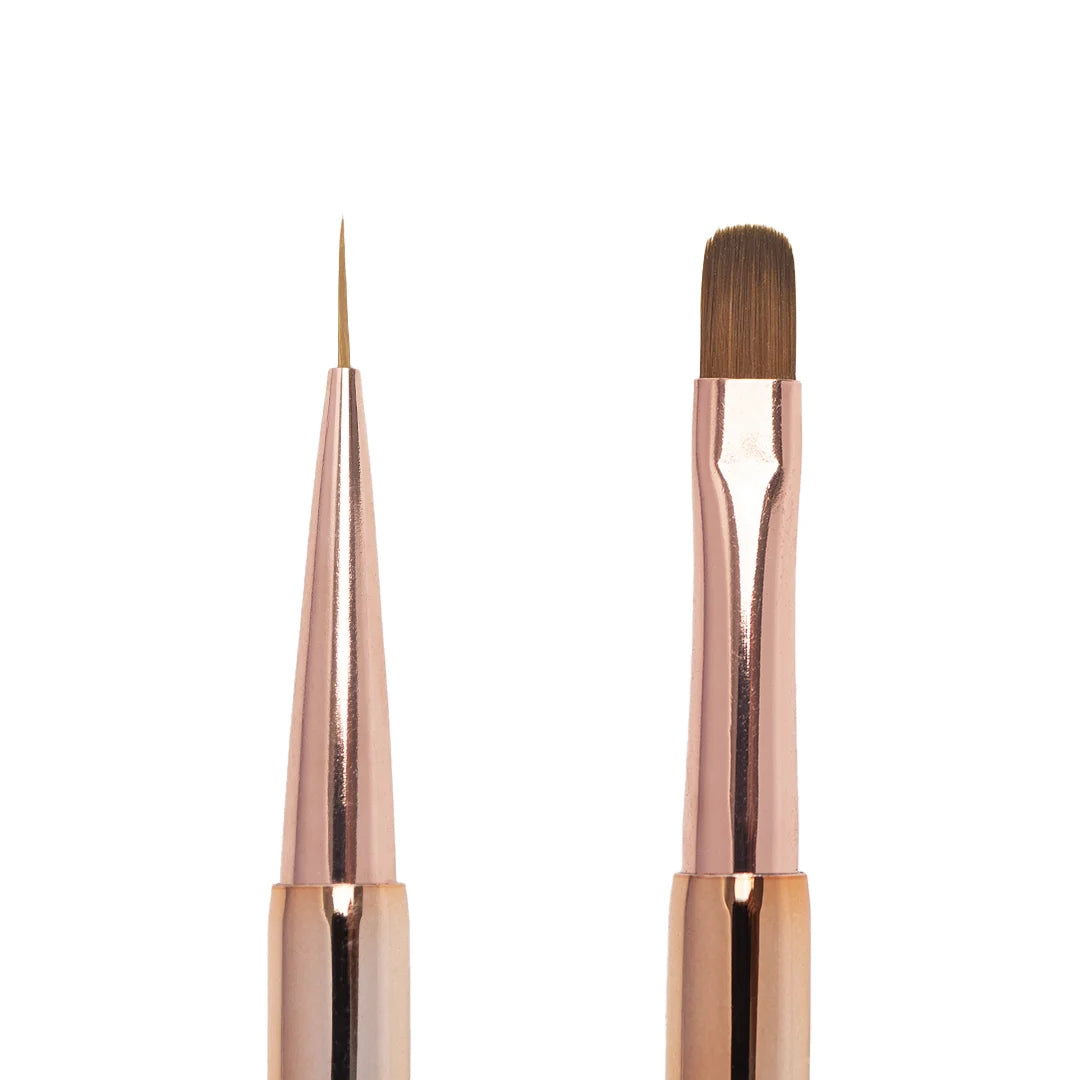Annette Double Brush: Oval 8 and Liner 9mm
