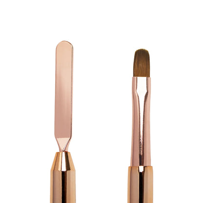 Annette Double Brush: Oval 8 and Spatula