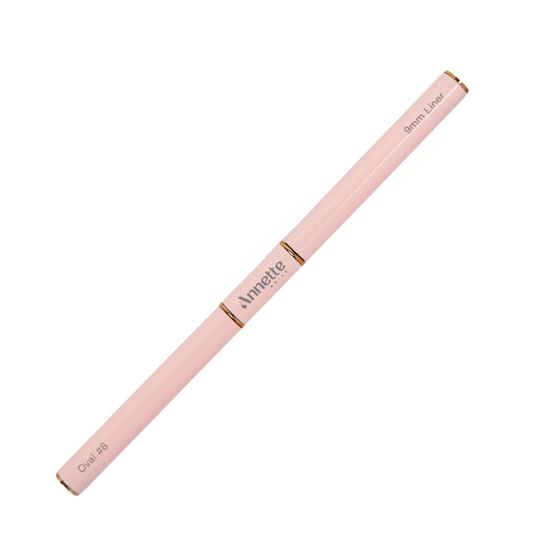 Annette Double Brush: Oval 8 and Liner 9mm