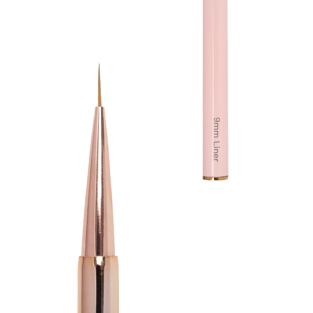 Annette Double Brush: Oval 8 and Liner 9mm