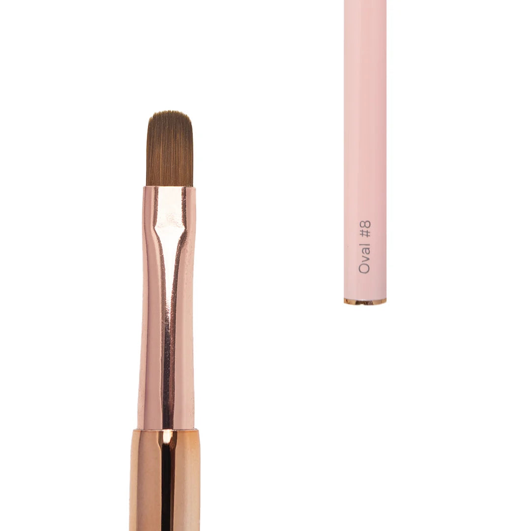Annette Double Brush: Oval 8 and Liner 9mm