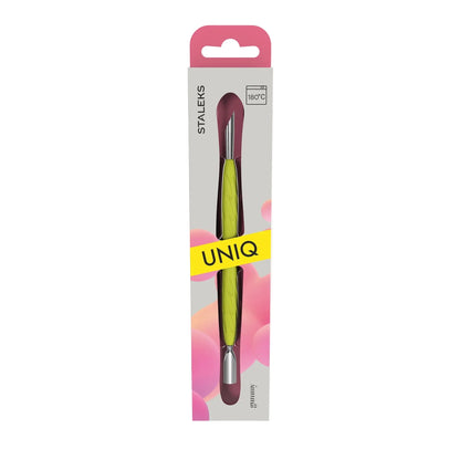 Staleks Manicure pusher Uniq 10 Type 2 Yellow (narrow rounded+slanted pusher) PQ-10/2Y