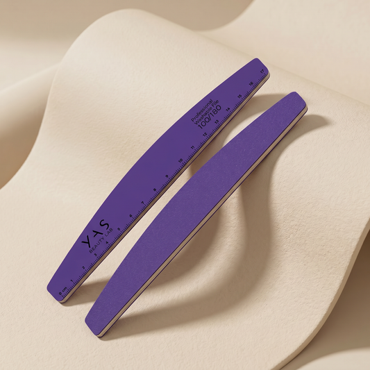 YAS Disinfectable Purple Nail File 100/180
