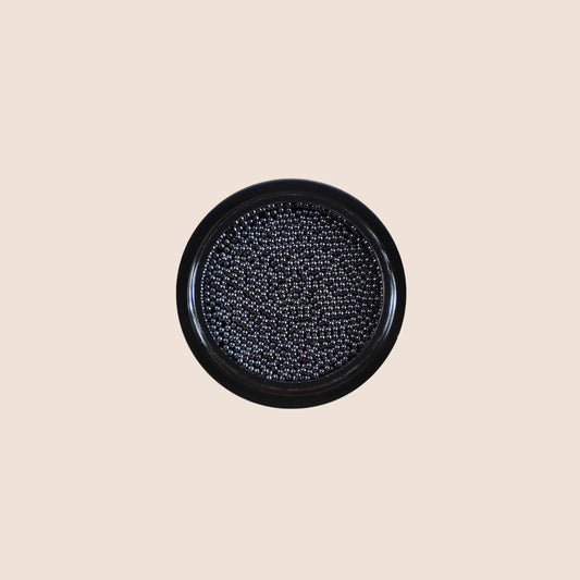Yas Metal Beads caviar Graphite 0.8