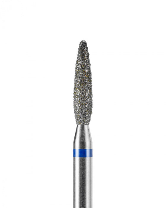 DARK BLUNT-END FLAME diamond drill bit 2.3x10 mm (Blue)