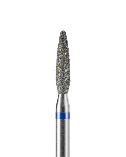 DARK BLUNT-END FLAME diamond drill bit 2.3x10 mm (Blue)